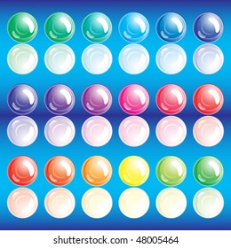 Vector Set of buttons.