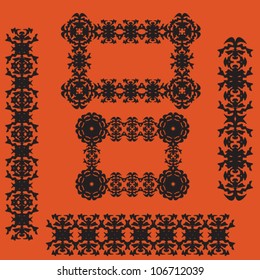 vector set: calligraphic design elements and page decoration