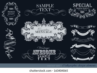 vector set: calligraphic design elements and page decoration,Quality and Satisfaction