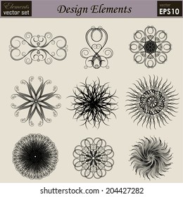 Vector set: calligraphic design elements and page decoration, Useful elements for your layout design. Premium Quality, Genuine and Satisfaction, Easy to Edit