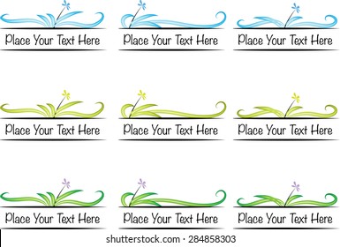 vector set: calligraphic design elements and page decoration