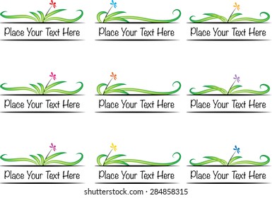 vector set: calligraphic design elements and page decoration