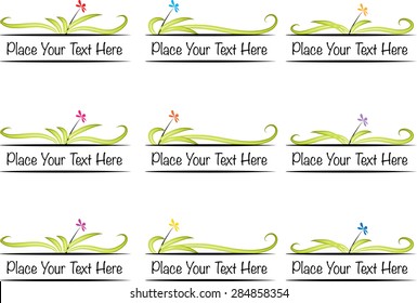 vector set: calligraphic design elements and page decoration