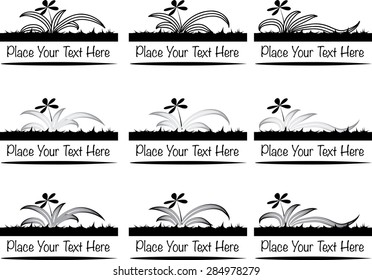 vector set: calligraphic design elements and page decoration