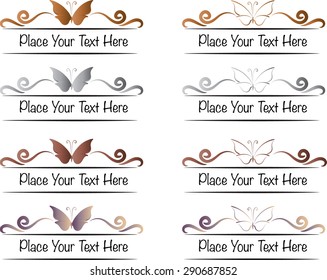 vector set: calligraphic design elements and page decoration