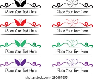 vector set: calligraphic design elements and page decoration