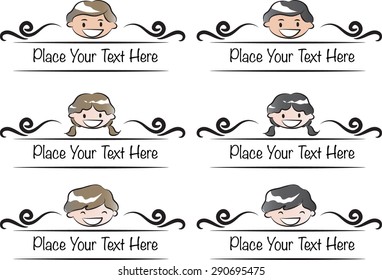 vector set: calligraphic design elements and page decoration