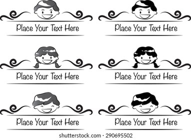 vector set: calligraphic design elements and page decoration