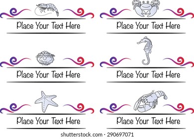 vector set: calligraphic design elements and page decoration