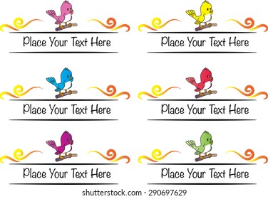 vector set: calligraphic design elements and page decoration