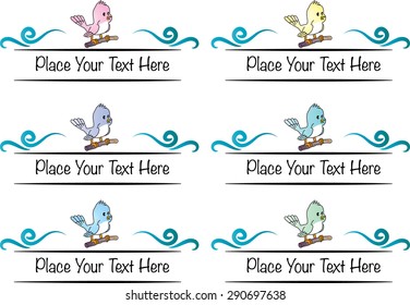 vector set: calligraphic design elements and page decoration