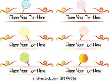 vector set: calligraphic design elements and page decoration