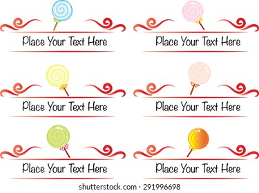 vector set: calligraphic design elements and page decoration