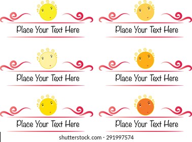 vector set: calligraphic design elements and page decoration