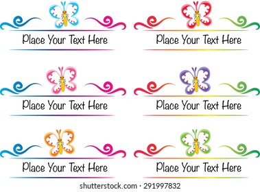 vector set: calligraphic design elements and page decoration