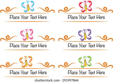 vector set: calligraphic design elements and page decoration