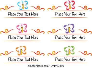 vector set: calligraphic design elements and page decoration