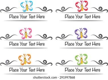 vector set: calligraphic design elements and page decoration