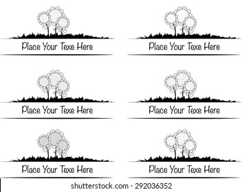 vector set: calligraphic design elements and page decoration