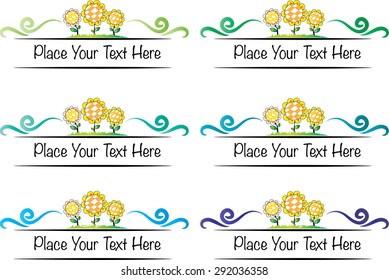 vector set: calligraphic design elements and page decoration