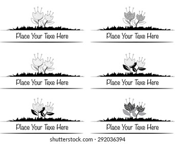 vector set: calligraphic design elements and page decoration