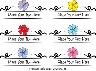 vector set: calligraphic design elements and page decoration