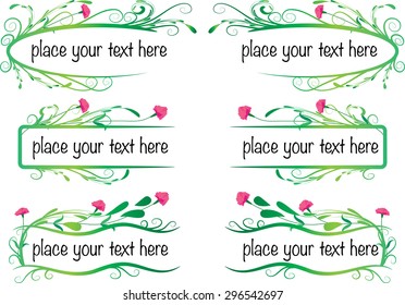 vector set: calligraphic design elements and page decoration