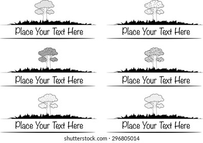 vector set: calligraphic design elements and page decoration