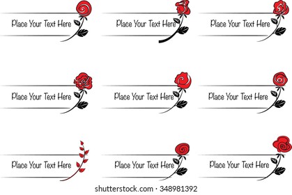 vector set: calligraphic design elements and page decoration