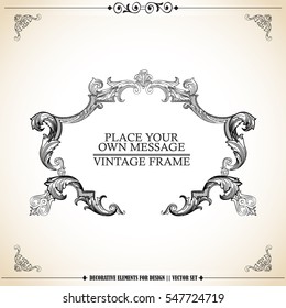 Vector set: calligraphic design elements and page decoration - lots of useful elements to embellish your layout