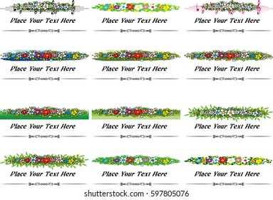 vector set: calligraphic design elements and page decoration