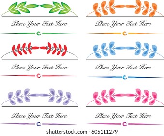 vector set: calligraphic design elements and page decoration