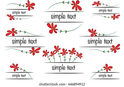 vector set: calligraphic design elements and page decoration