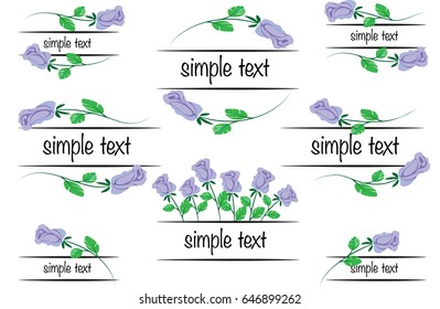 vector set: calligraphic design elements and page decoration