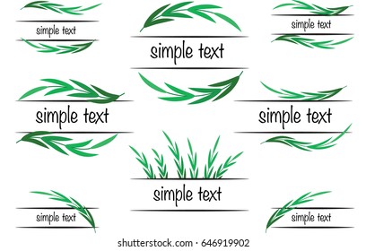 vector set: calligraphic design elements and page decoration