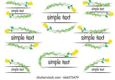 vector set: calligraphic design elements and page decoration