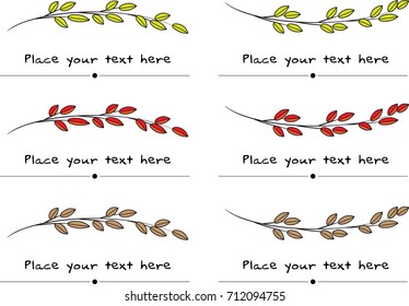 vector set: calligraphic design elements and page decoration