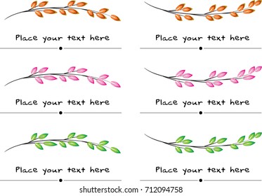 vector set: calligraphic design elements and page decoration
