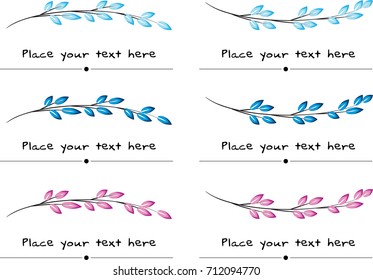 vector set: calligraphic design elements and page decoration