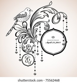 vector set: calligraphic design elements and page decoration - useful elements to embellish your layout