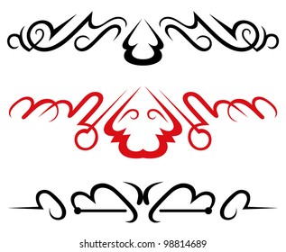 vector set: calligraphic design elements and page decoration - lots elements to embellish your layout