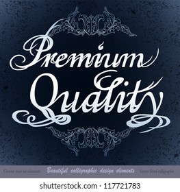 vector set: calligraphic floral  design elements and page decoration - lots of useful elements to embellish your layout