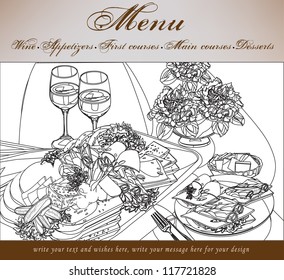vector set: calligraphic floral  design elements and page decoration - lots of useful elements to embellish your layout