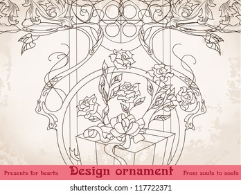 vector set: calligraphic floral  design elements and page decoration - lots of useful elements to embellish your layout