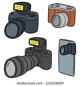 vector set of camera