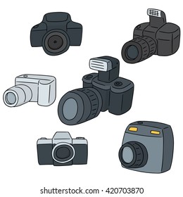 vector set of camera