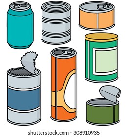 vector set of can