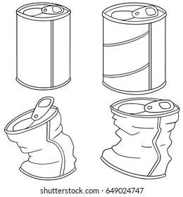 vector set of can