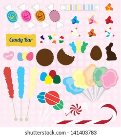 Vector Set: Candy Pieces