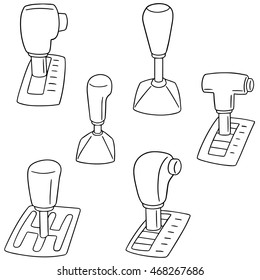 vector set of car transmission